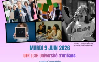 Colloque international à l’UFR LLSH d’Orléans le 9 juin 2026